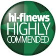 Kanta No1 - HifiNews - Highly Commended - 06-2019 - HifiNews
