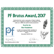 PF Brutus Award - Elear - 11/2017 - Positive Feedback