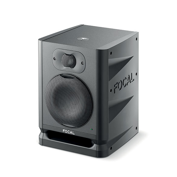 Alpha 50 EVO - Focal Active 2-Way professional monitoring loudspeaker - Front view 3/4 with grids