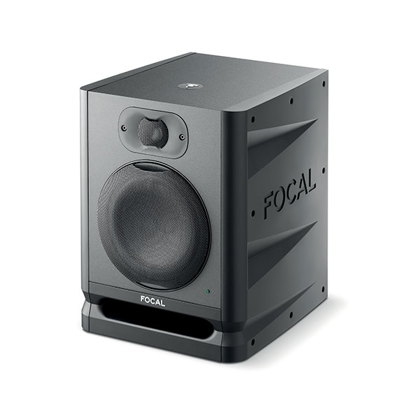 Alpha 65 EVO - Active 2-Way professional monitoring loudspeaker - Front View 3/4 with grids