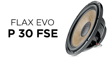 A new subwoofer with a slim profile has been added to the iconic Flax Evo range: P 30 FSE!